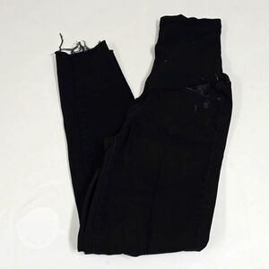 Mother The Looker Ankle Fray Jeans in Guilty As Sin (Maternity)